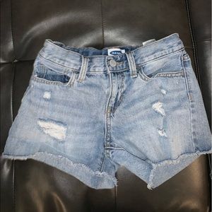 Ripped jeans shorts